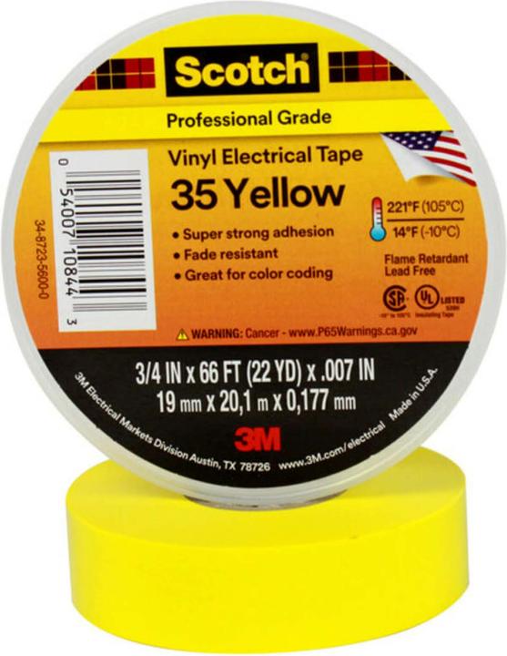 Actual product image Scotch 35 Vinyl Elektro-Isolierband (19 mm)