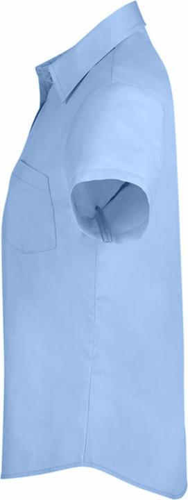 Actual product image Kustom Kit Short Sleeve Waisted Poplin Blouse (52)