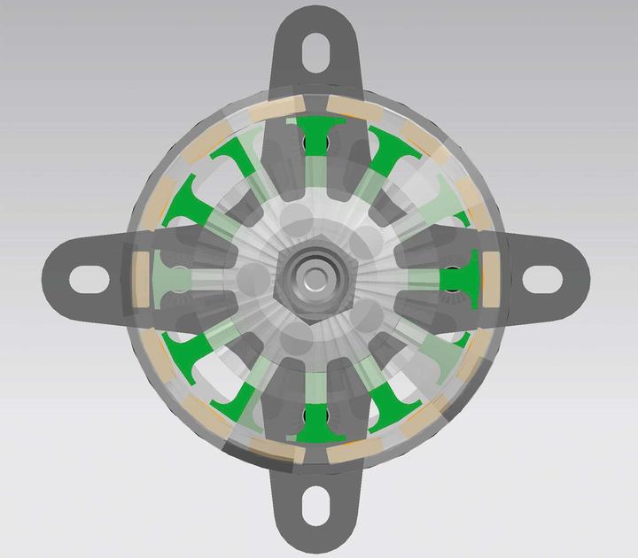 Actual product image Planet-Hobby JOKER 6360-11 V3 205 KV BRUSHLESS MOTOR