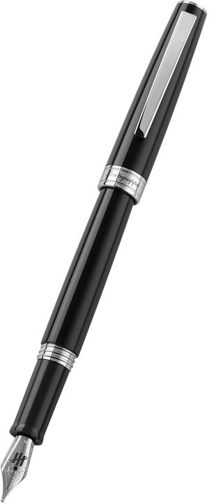 Actual product image Montegrappa Isa1r2ac Armonia Fountain Pen, Black F