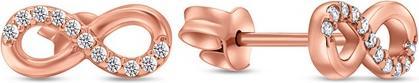 Produktbild Brilio Silver - Modern bronze Infinity EA360R earrings