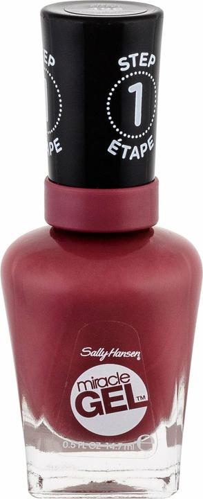 Actual product image Sally Hansen Miracle Gel - Beet, Pray, Love 496 (# Love, Pray, 496-bed, Gel-Effect Nail Polish)