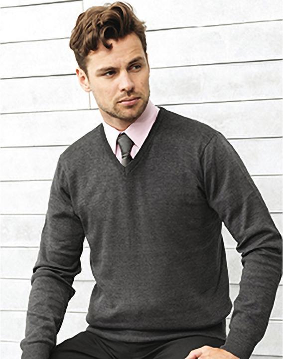 Image du produit Premier Pull en maille avec encolure en V (L)