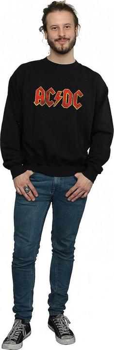 Produktbild AC/DC Sweatshirt mit ausgebeultem Logo aus Baumwolle (L)