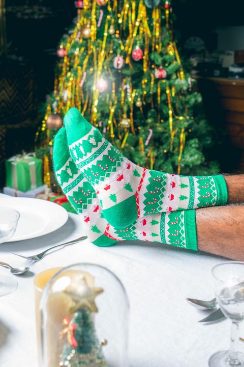 Actual product image Eat My Socks EMS, Socks, Adult, Trend, Xmas Jumper (One size)