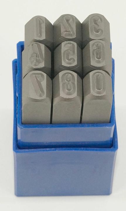 Produktbild BETA GRAVUREM-S Standard Schlagzahlen, Schlagstempel, Prägestempel, Einschlagzahlen - Zahlen 0-9 / 1mm