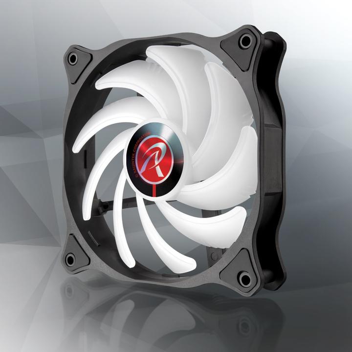 Actual product image Raijintek EOS 12 RBW ADD fan, set of 2 incl. controller (120 mm, 2 x)