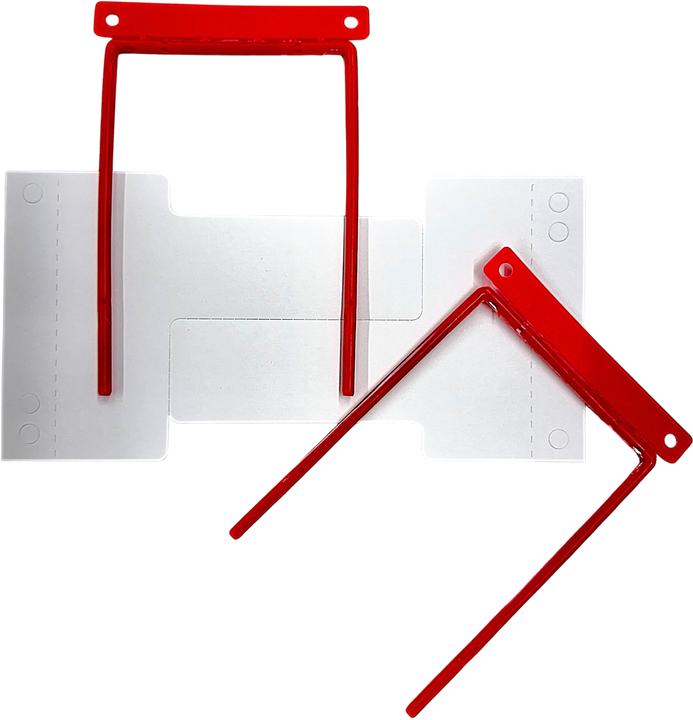 Actual product image D-Clip Bundling hanger with label