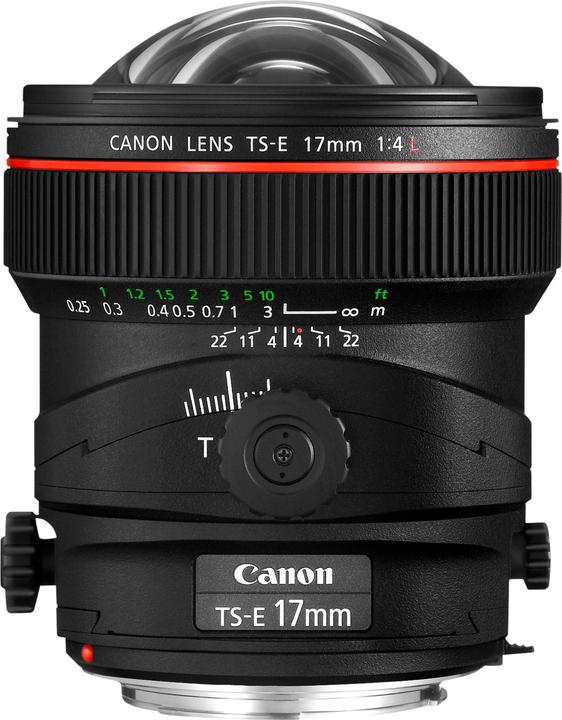 Canon TS-E 17mm f/4.0L - Importazione (Canon EF, Full-frame)