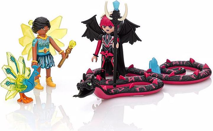 Actual product image Playmobil Crystal Fairy and Bat Fairy with soul animals (70803, Playmobil Ayuma)