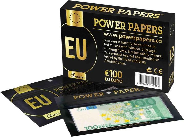 Produktbild Power Papers 100 EURO - Super King Size + Tips