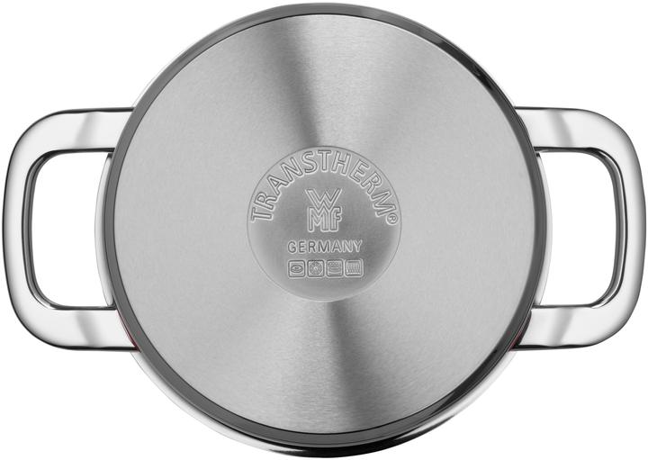 Productafbeelding WMF Kookpot Inductie Vleespot 20cm Pot 3,3l Deksel PremiumOne Roestvrij Staal (20 cm, Steelpan, Roestvrij staal)