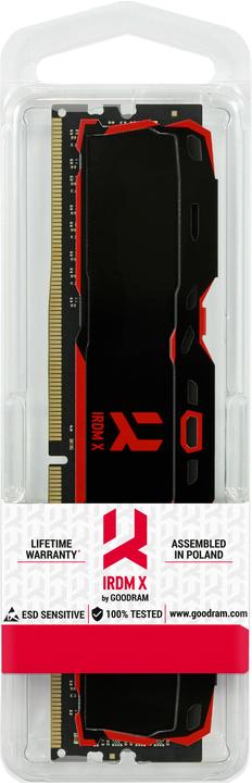 Image du produit Goodram Mémoire IRDM X, DDR4, 32 Go, 3200 MHz, CL16 (IR-X3200D464L16A (2 x 16GB, 3200 MHz, RAM DDR4, DIMM)