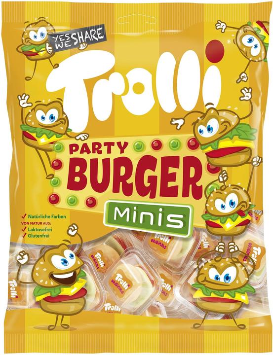 Actual product image Trolli Party Burger Minis (1 pcs., 170 g)