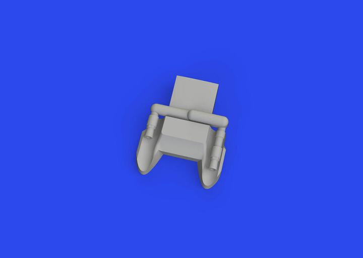 Actual product image Eduard Bf 109F gun barrels PRINT 1/72