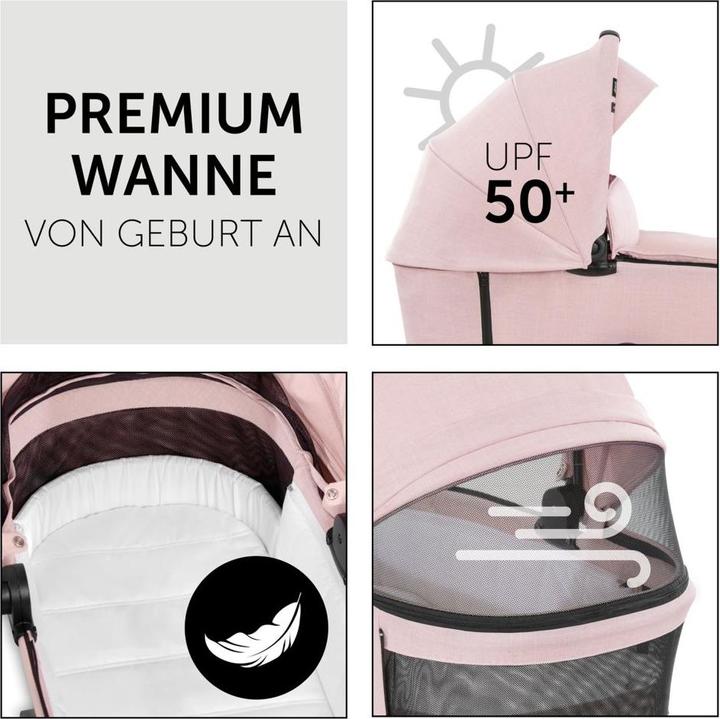 Produktbild Hauck 3in1 Kinderwagen-Set Vision X Trio Set Silver