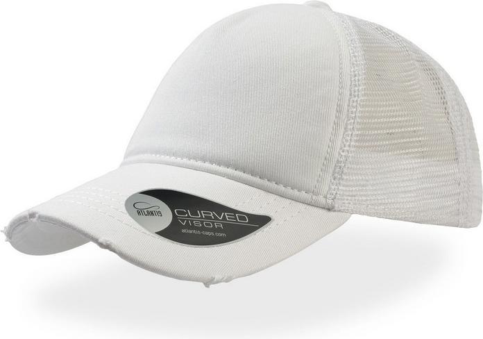 Immagine prodotto Atlantis Cappello Rapper Trucker con 5 pannelli Usedlook (Taglia unica)