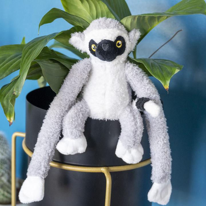Immagine prodotto Tactic Peluche Jungle Mates - Lemure Maki Grigio Nero (27 cm)