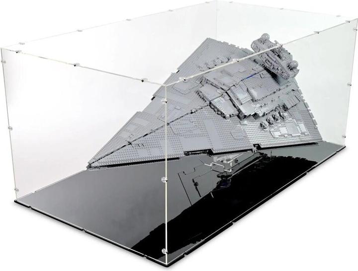 Produktbild iDisplayit Acryl-Display & Ständer für LEGO® 75252 Star Wars Imperialer Sternzerstörer (Mit schwarzem Boden)