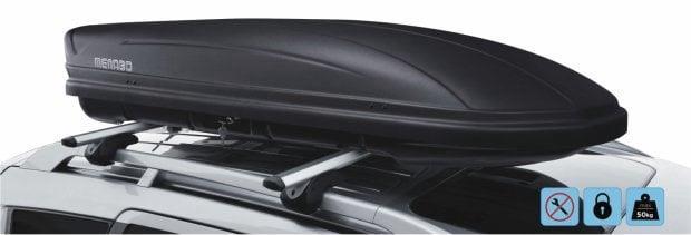 Actual product image Menabo Roof Box Auto Marathon Dark 400l (400 l)