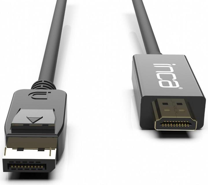 Image du produit Inca DisplayPort vers HDMI,Câble 1,8 m,10,2 Gbit/s (max.) (1.80 m, DisplayPort, HDMI)