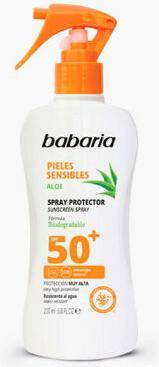 Actual product image Babaria Solar Sensibles F-50 Sun Protector Spray 200ml (Sun spray, SPF 50, 200 ml)
