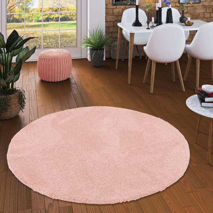 Image du produit Pergamon Luxe Super Tapis Shaggy à poils longs Luca Rond (120 x 120 cm)