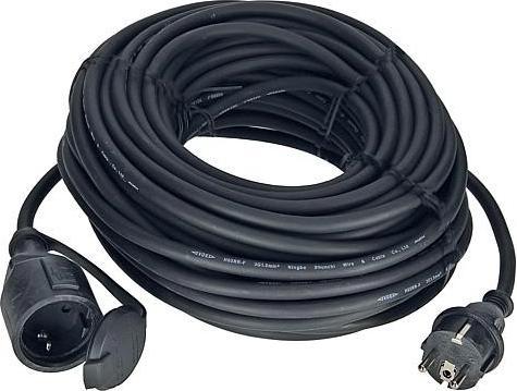 EGB GummiVerlängerung H07RNF 3G1,5 schwarz 25m (25 m)