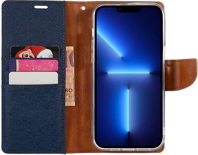 Actual product image Goospery Canvas Diary Series (Apple iPhone 14 Pro)