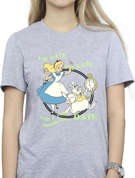 Image du produit Disney - T-shirt ALICE IN WONDERLAND I'M LATE - Femme (L)