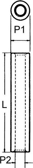 Image du produit Richco Entretoises, polystyrène 12 mm (RRSN-4280-12)