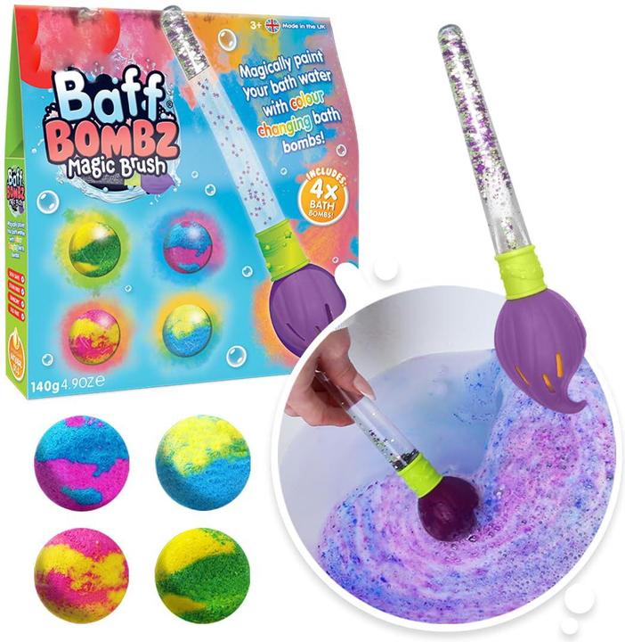 Immagine prodotto Activity Board Pennello magico, 4 bombe da bagno, dipingi magicamente l'acqua del bagno, giocattolo creativo per