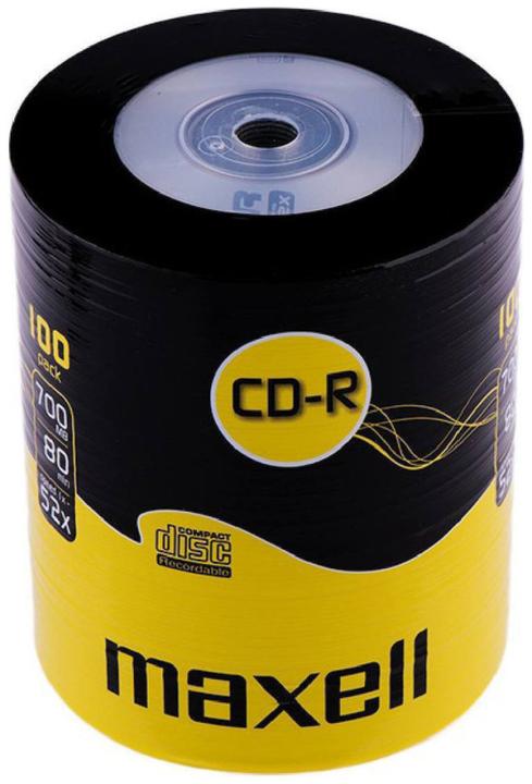 Actual product image Maxell CD-R 80XL 52x 100 Pack (100 x)