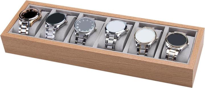 Immagine prodotto JTI Scatola per orologi in legno - 6 scomparti