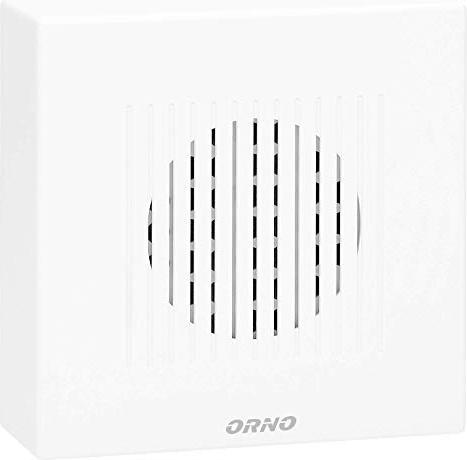 MGA ORNO RINGIL MINI AC Funkklingel Aussen Wasserdicht Mechanischer Gong Zweifarbig 30-80db Weiss 230VAC (Funk)
