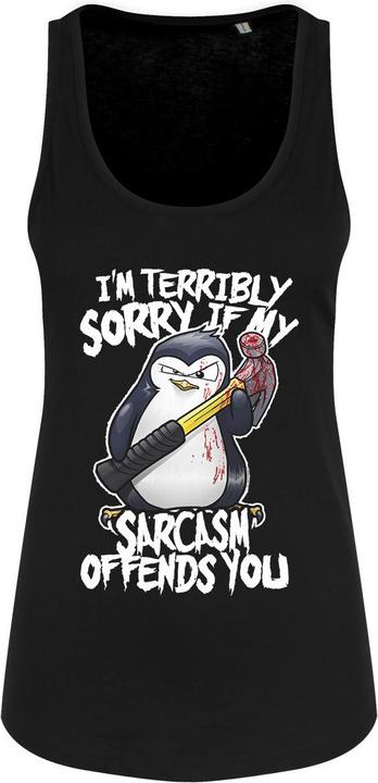 Psycho Penguin Tanktop Sarcasm