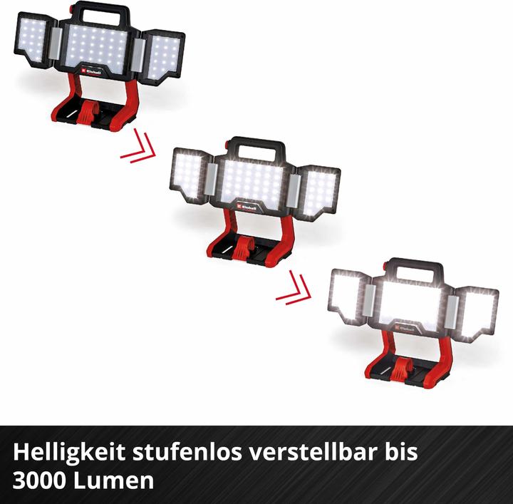 Image du produit Einhell Akku-Lampe TP-CL 3000 Li-Set (3000 lm)