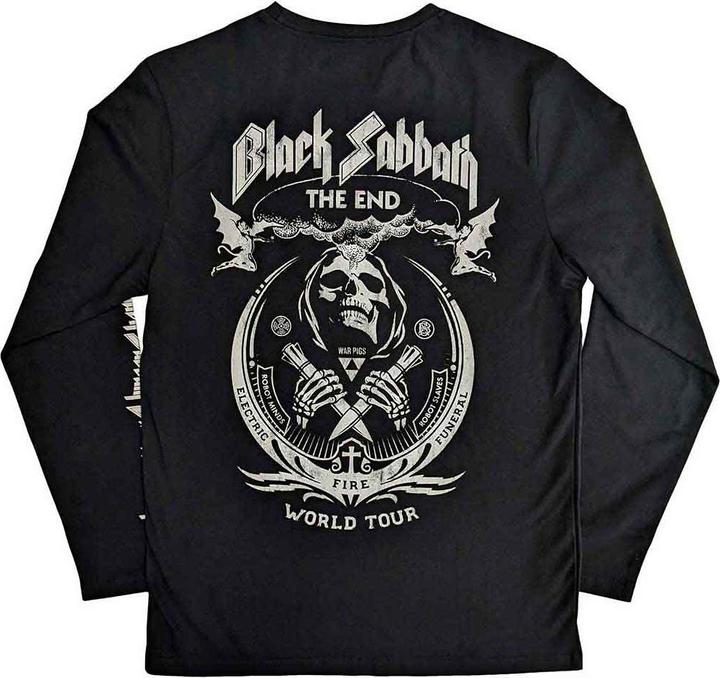 Actual product image Black Sabbath Unisex Adult The End Mushroom Cloud T-Shirt (M)