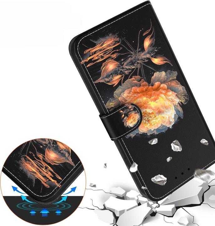 Produktbild Cover-Discount Galaxy S25 - Tasche Hülle mit Blüten Motiv (Samsung Galaxy S25)