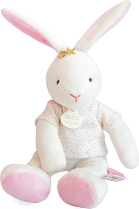Actual product image Doudou et Compagnie Plush bunny with gift box (25 cm)