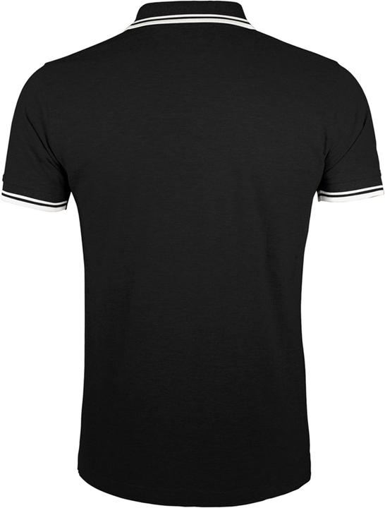 Actual product image Sols Pasadena Tipped Short Sleeve Pique Polo (S)