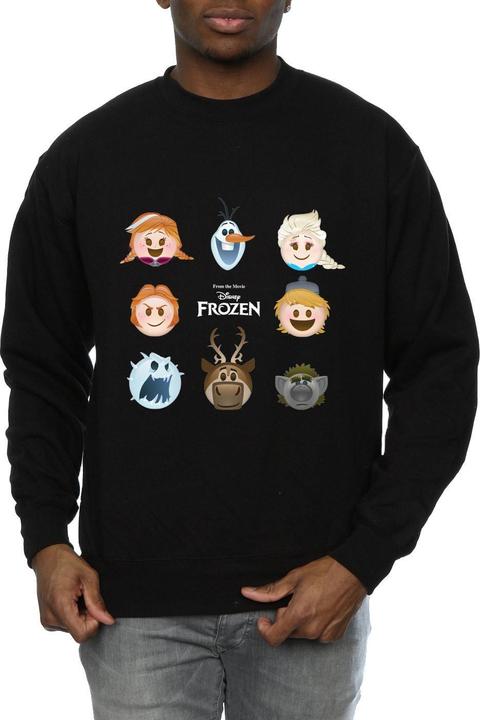 Immagine prodotto Disney Frozen Heads Felpa Uomo (XL)