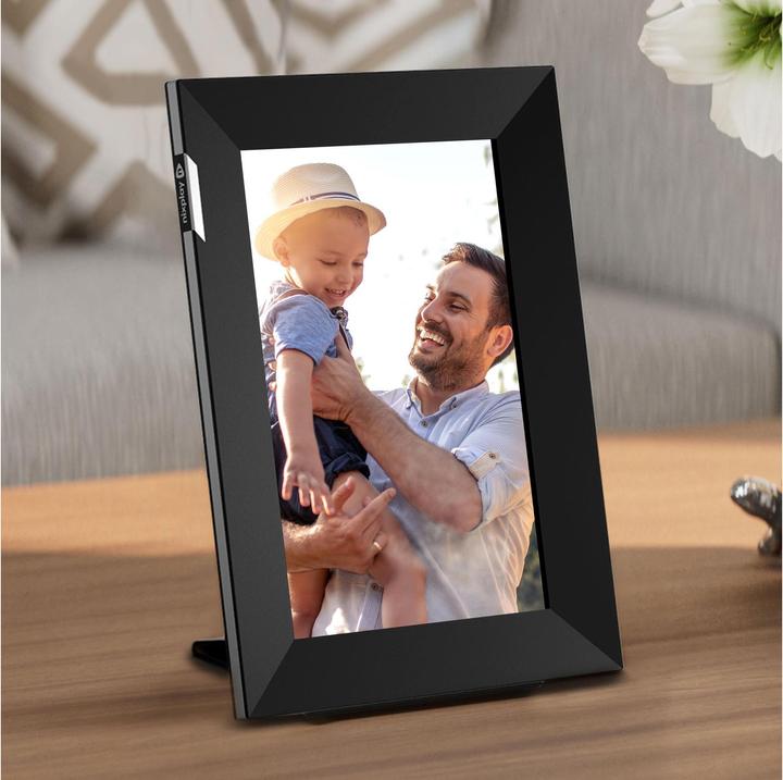 Nixplay Touchscreen Smart-Fotorahmen 10,1-Zoll Polierter Stahl (8", 1280 x 800 Pixel)
