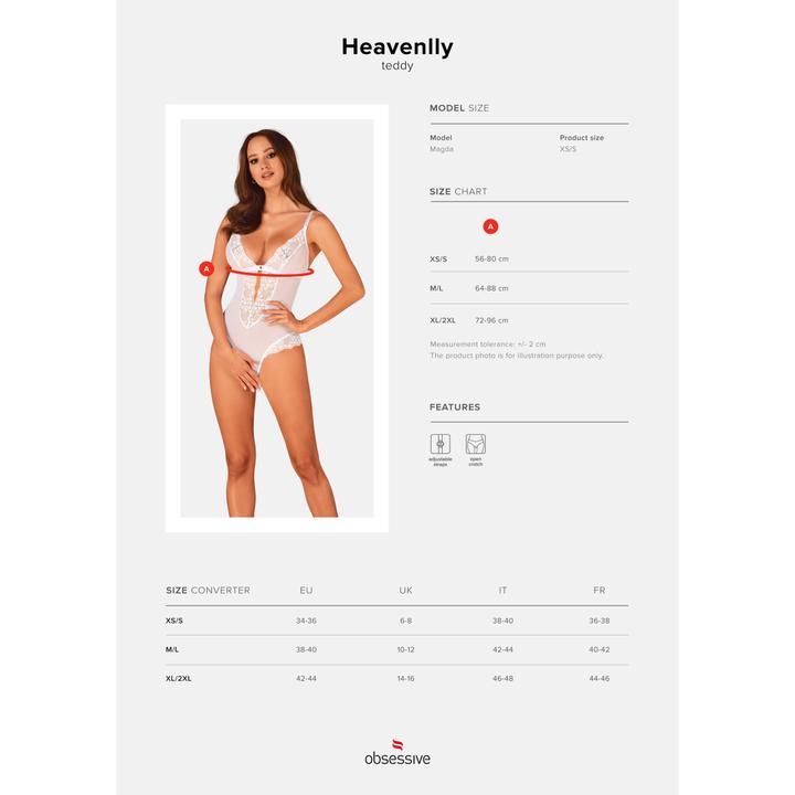 Productafbeelding Obsessive HEAVENLY kruisloze Teddy M/L (M, L)