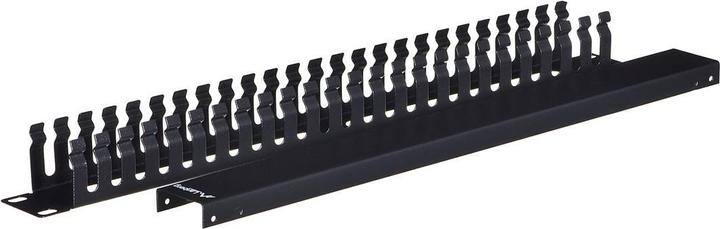Produktbild Lanberg 19 " Kabelführungspanel 1 HE Typ A schwarz
