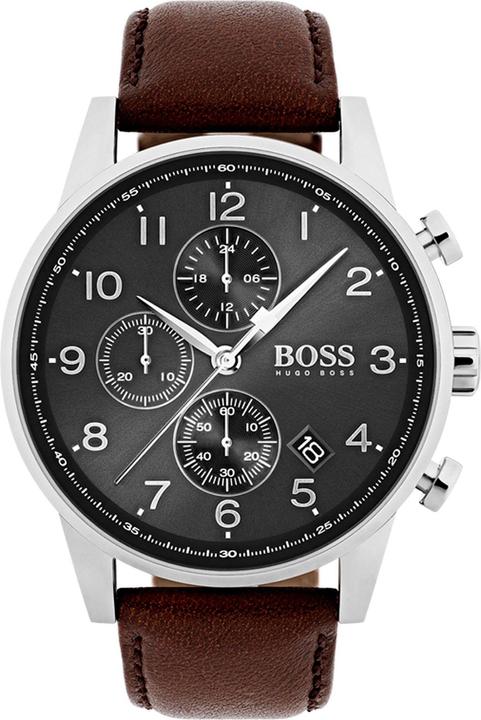 BOSS Navigateur (Montre analogique, Chronographe, 44 mm)