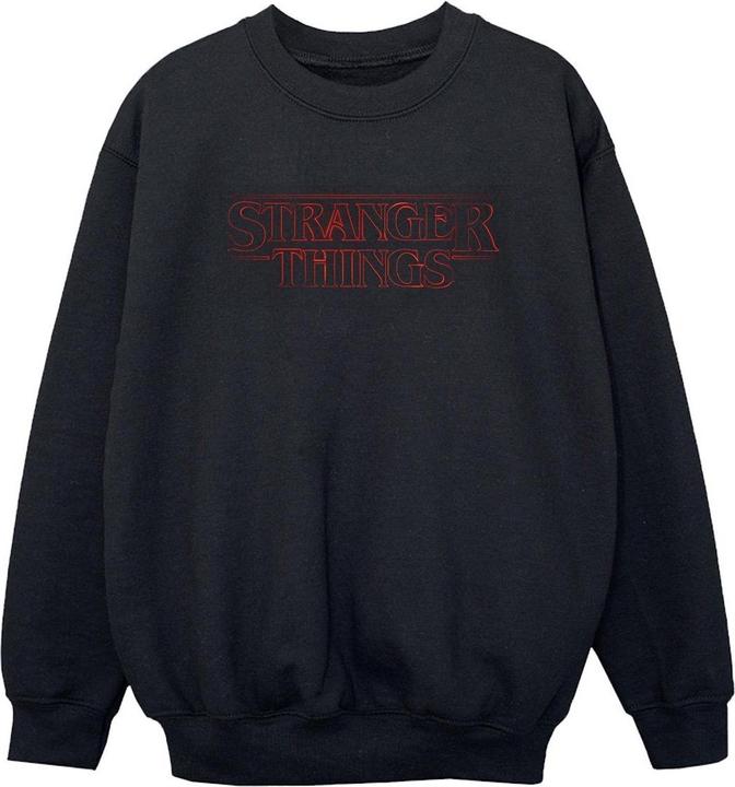 Netflix Stranger Things Glow Logo Sweatshirt Jungen