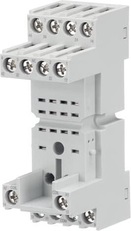 Immagine prodotto ABB Presa per relè da utilizzare con il relè di interfaccia CR-M, guida DIN (Presa per relè)