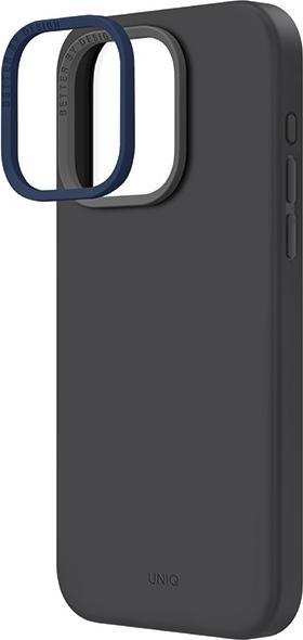Image du produit Uniq étui Lino Hue iPhone 15 Pro Max 6.7" Magclick Charging szary/gris charcoal (Apple iPhone 15 Pro Max)