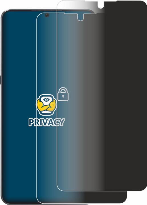 Productafbeelding BROTECT Anti-spionnetje privacyfolie Beschermfolie tegen blauw licht (2 Stuk, Honor X10 Max 5G)